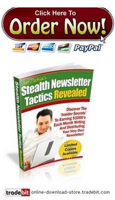 Product picture Stealth Newsletter Tactics Revealed
