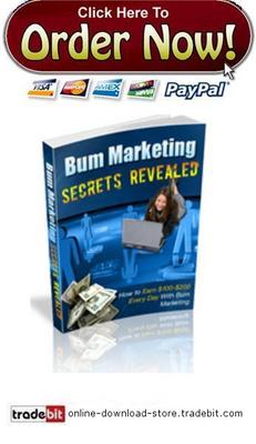 Product picture Bum Marketing Secrets Revealed