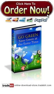 Product picture Go Green Save Green At The Same Time