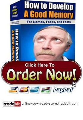 Product picture How to Develop a Good Memory