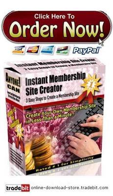 Product picture Instant Membership Site Creator