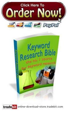 Product picture Keyword Research Bible