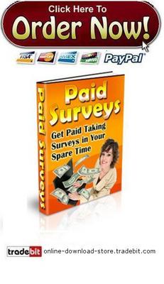 Product picture Get Paid Taking Surveys In Your Spare Time