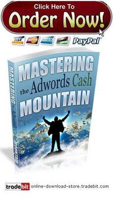 Product picture Mastering The Adwords Cash Mountain