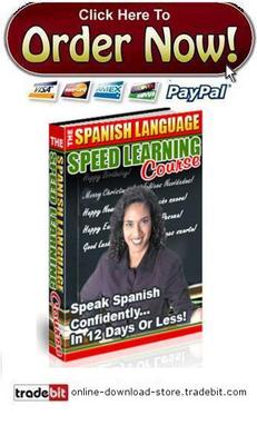 Product picture The Spanish Language Speed Learning Course