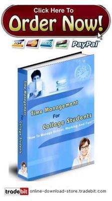 Product picture Time Management For College Students