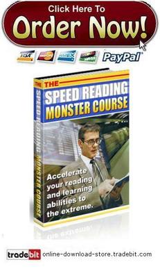 Product picture The Speed Reading Monster Course
