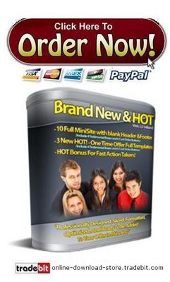 Product picture Web 2.0 Minisite Templates