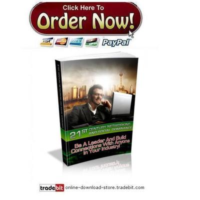 Product picture 21st Century Networking And Social Dominance
