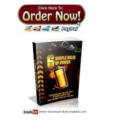 Product picture 6 Simple Rules Of Power