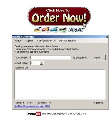 Product picture Backlink Generator