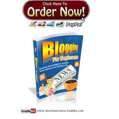 Product picture Blogging For Beginners