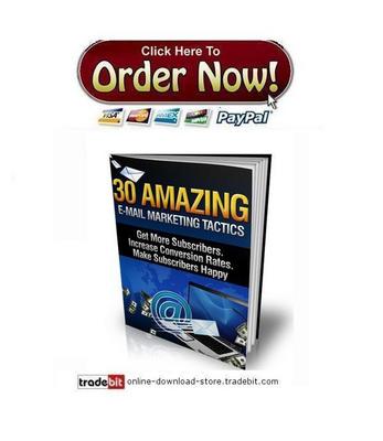 Product picture 30 Amazing E-Mail Marketing Tactics