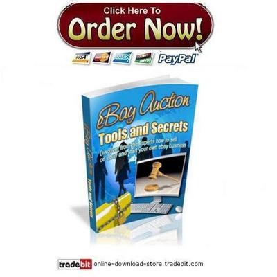 Product picture eBay Auction Tools and Secrets