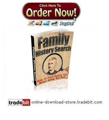 Product picture Family History Search