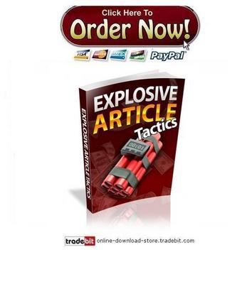 Product picture Explosive Article Tactics