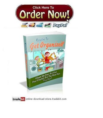 Product picture Resolve To Get Organized