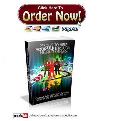 Product picture Resolve To Help Yourself Through Helping Others