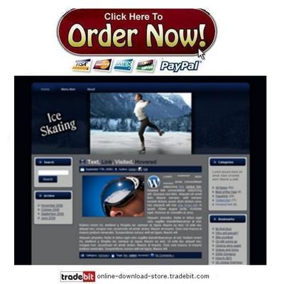 Product picture Ice Skating Template Package