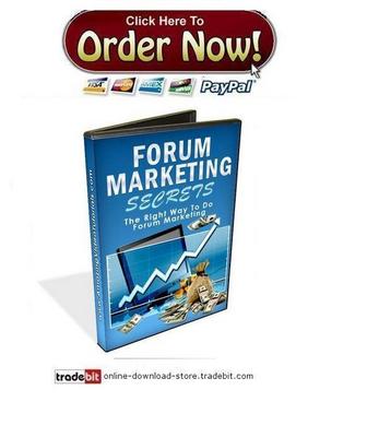 Product picture Forum Marketing Secrets