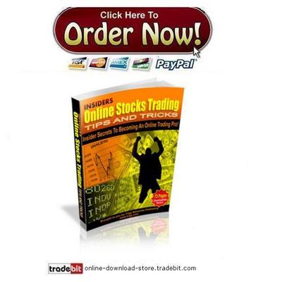 Product picture Insiders Online Stocks Trading Tips And Ticks