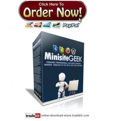 Product picture Minisite Geek