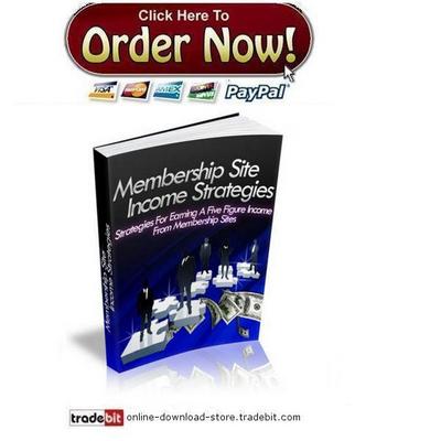 Product picture Membership Site Income Strategies