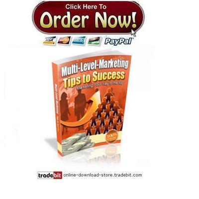Product picture Multi-Level-Marketing Tips to Success