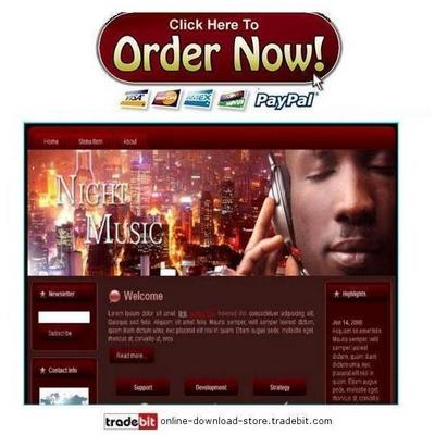 Product picture Night Music Template