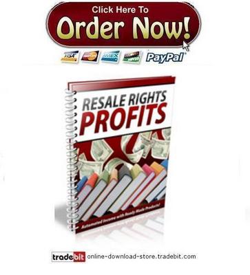 Product picture Resale Rights Profits