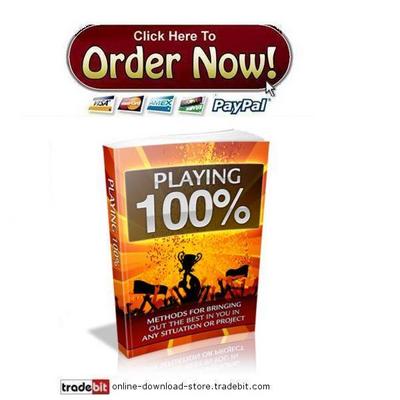 Product picture Playing 100 Percent