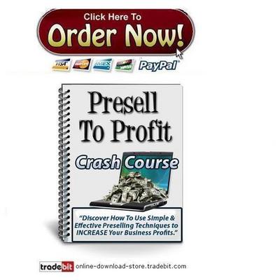 Product picture Presell to Profit