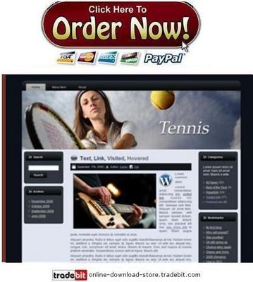 Product picture Tennis Template Package
