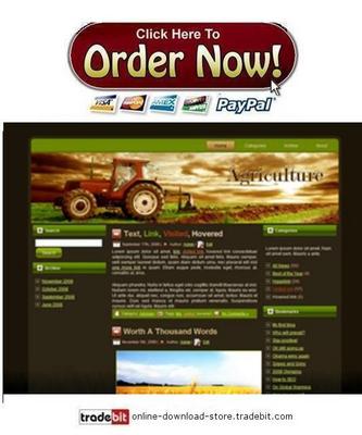 Product picture Agriculture Tractor Template Package 