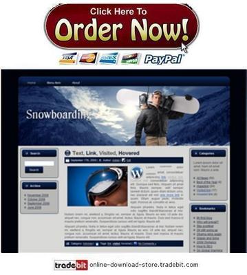 Product picture Snowboarding Template Package 