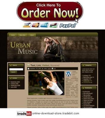 Product picture Urban Music Template Package