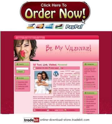 Product picture Valentine Rose Template